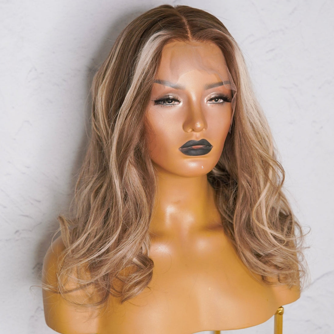 KAI Human Hair Lace Front Wig - Milk &amp; Honey Wigs