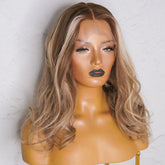 KAI Human Hair Lace Front Wig - Milk & Honey Wigs