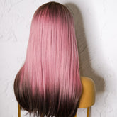 KAIA Ombre Pink Fringe Wig - Milk & Honey Wigs