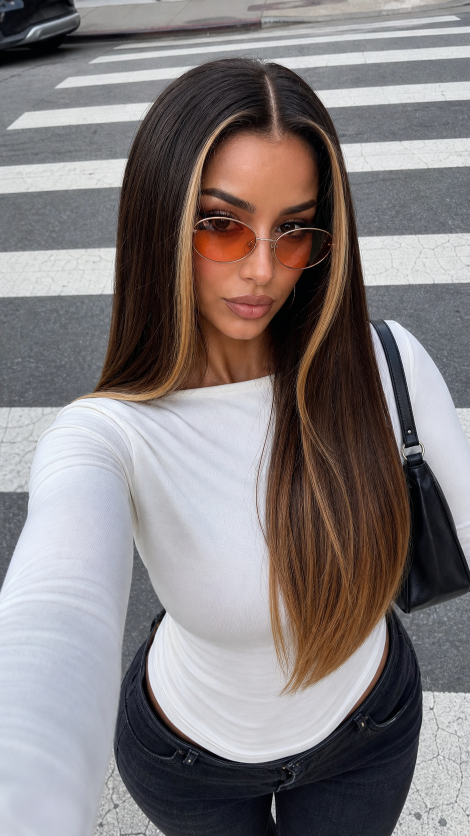 KARINA brown human hair lace front wig | Milk &amp; Honey Wigs