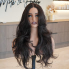 KATHY Dark Brown Lace Front Wig - Milk & Honey Wigs