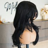 KATHY Natural Black Lace Front Wig - Milk & Honey Wigs