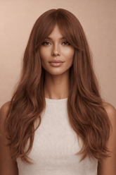 KATIA - Medium Brown - Fringe Wig - Milk & Honey Wigs