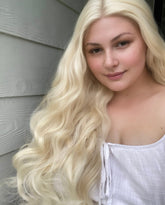 KEHLANI Blonde 30" Lace Front Wig - Milk & Honey Wigs