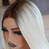 KEIRA Silk Mono Top Lace Front Wig - Milk & Honey Wigs