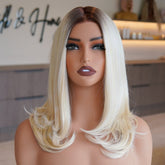 KEIRA Silk Mono Top Lace Front Wig - Milk & Honey Wigs