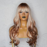 KINSLEY Ombre Copper Blonde Fringe Wig - Milk & Honey Wigs