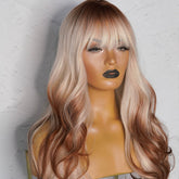 KINSLEY Ombre Copper Blonde Fringe Wig - Milk & Honey Wigs