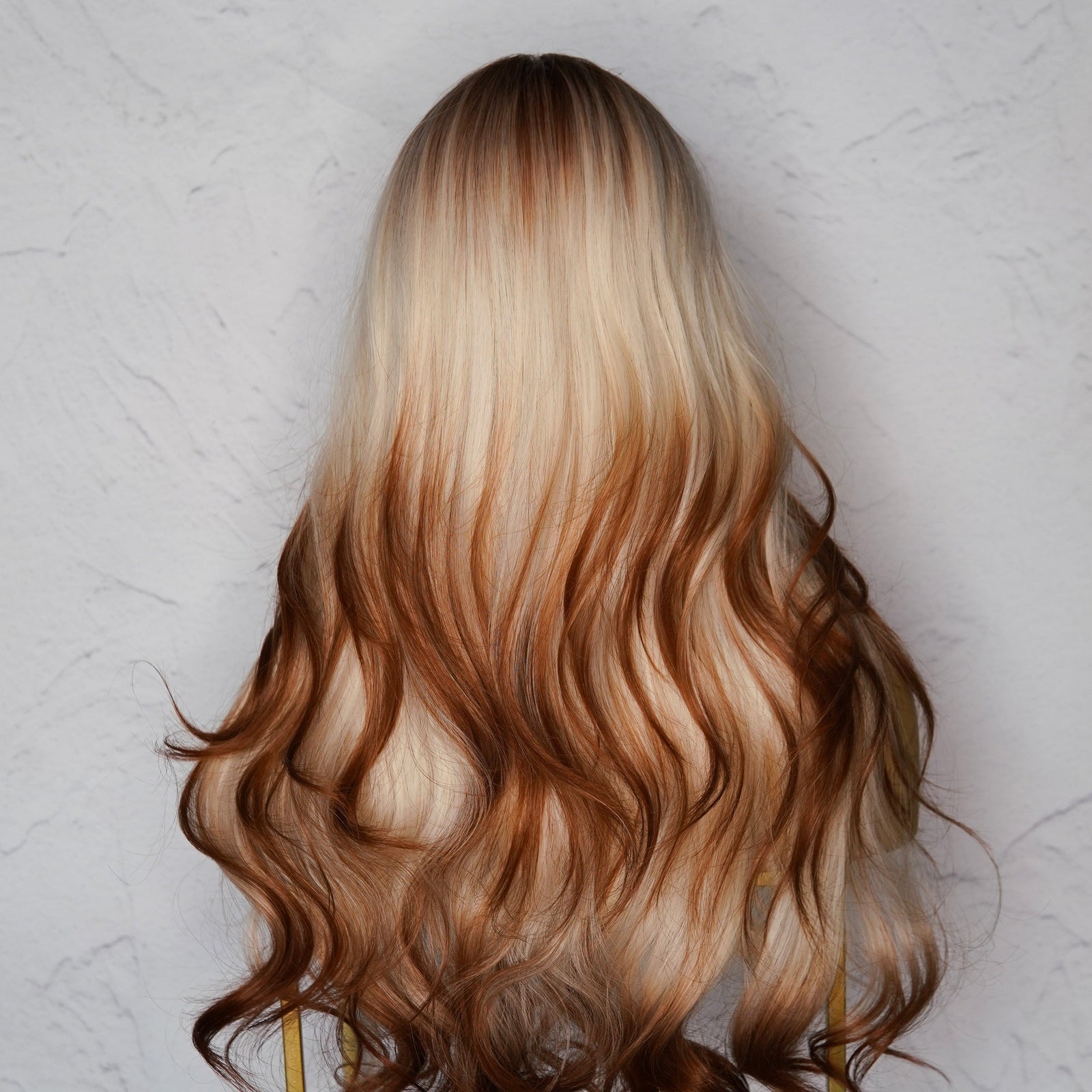 KINSLEY Ombre Copper Blonde Fringe Wig - Milk &amp; Honey Wigs