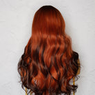 KINSLEY Ombre Red Fringe Wig - Milk & Honey Wigs