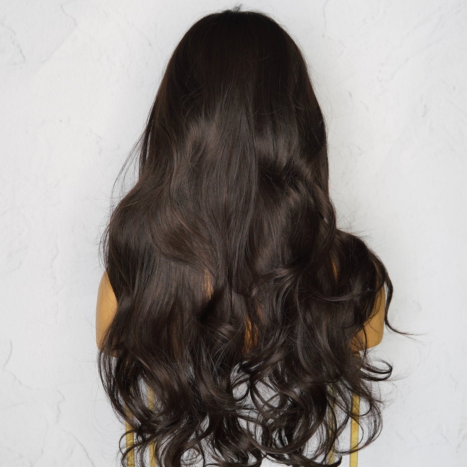 KIRBY Dark Brown Fringe Wig - Milk &amp; Honey Wigs