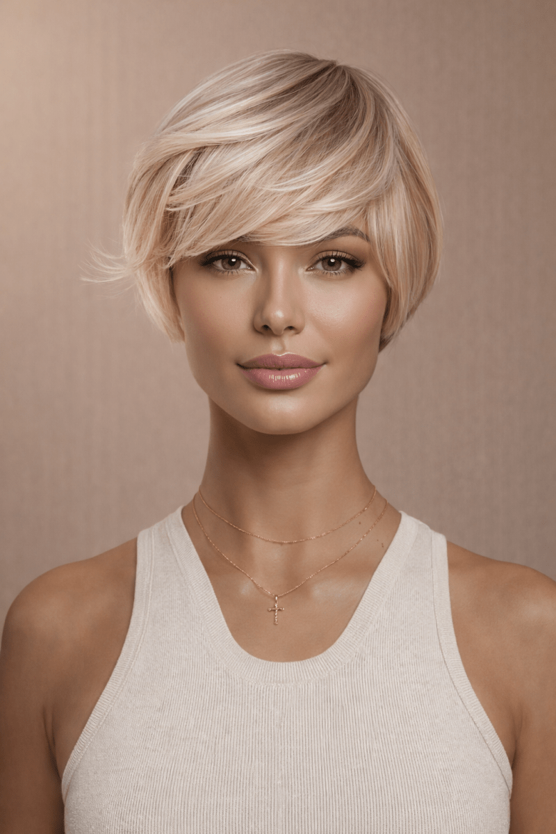 KRIS - Ombre Blonde - Fringe Wig - Milk &amp; Honey Wigs