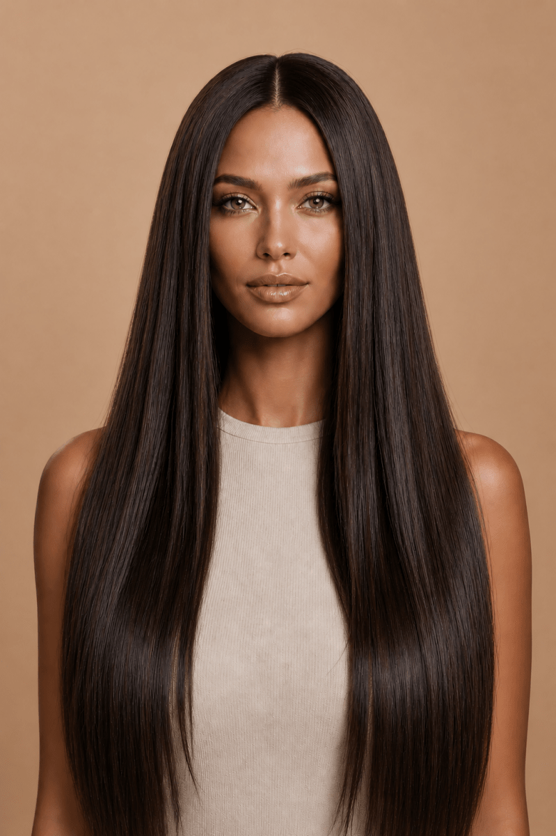 KYLE - Darkest Brown - Human Hair Wig - Milk &amp; Honey Wigs