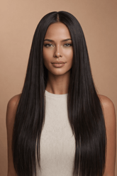 KYLE - Darkest Brown - Human Hair Wig - Milk & Honey Wigs