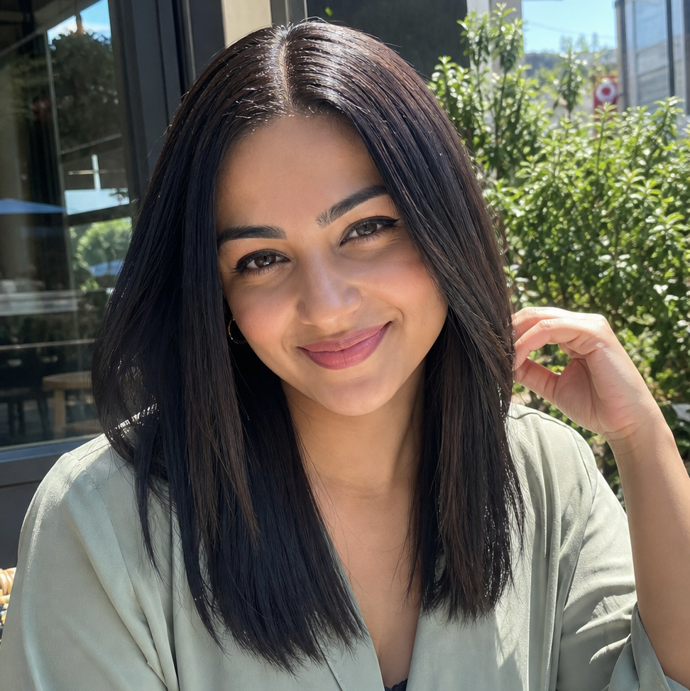 KYLE darkest brown human hair lace front wig | Milk &amp; Honey Wigs