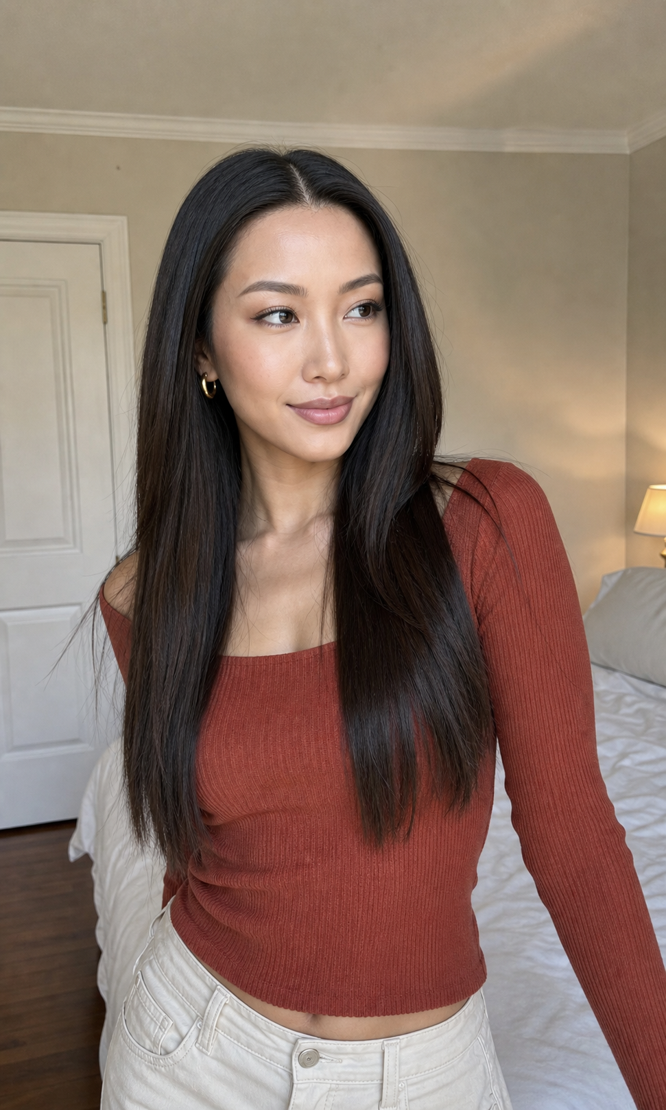 KYLE 18 INCH - Darkest Brown - Human Hair Wig