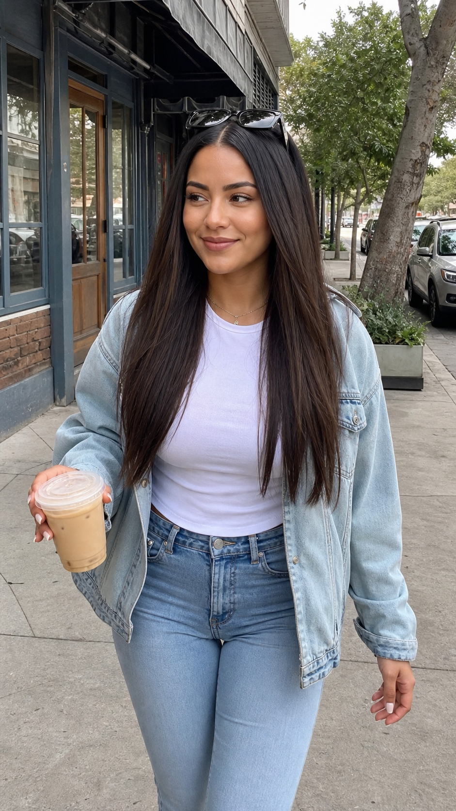KYLE 22 INCH - Darkest Brown - Human Hair Wig