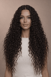 LALA - Darkest Brown - Lace Front Wig - Milk & Honey Wigs