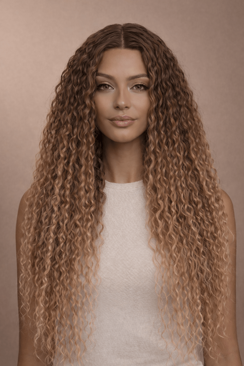 LALA - Ombre Caramel - Lace Front Wig - Milk &amp; Honey Wigs