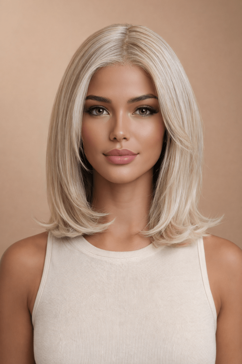 LANA - Blonde - Lace Front Wig - Milk &amp; Honey Wigs