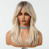 Layered Blonde Ombre Fringe Wig - MARKETPLACE - Milk & Honey Wigs