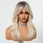Layered Blonde Ombre Fringe Wig - MARKETPLACE - Milk & Honey Wigs