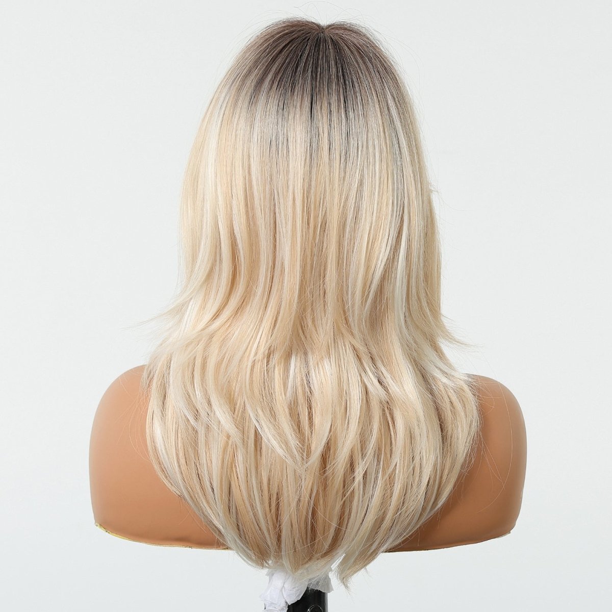 Layered Blonde Ombre Fringe Wig - MARKETPLACE - Milk &amp; Honey Wigs