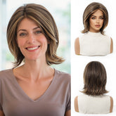 layered bob with highlights Wig - MARKETPLACE - Milk & Honey Wigs