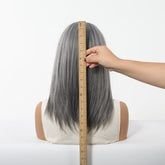 layered Natural Gray Wig - MARKETPLACE - Milk & Honey Wigs
