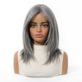 layered Natural Gray Wig - MARKETPLACE - Milk & Honey Wigs