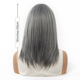 layered Natural Gray Wig - MARKETPLACE - Milk & Honey Wigs