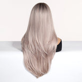 Layered Silver Blonde Wig - MARKETPLACE - Milk & Honey Wigs