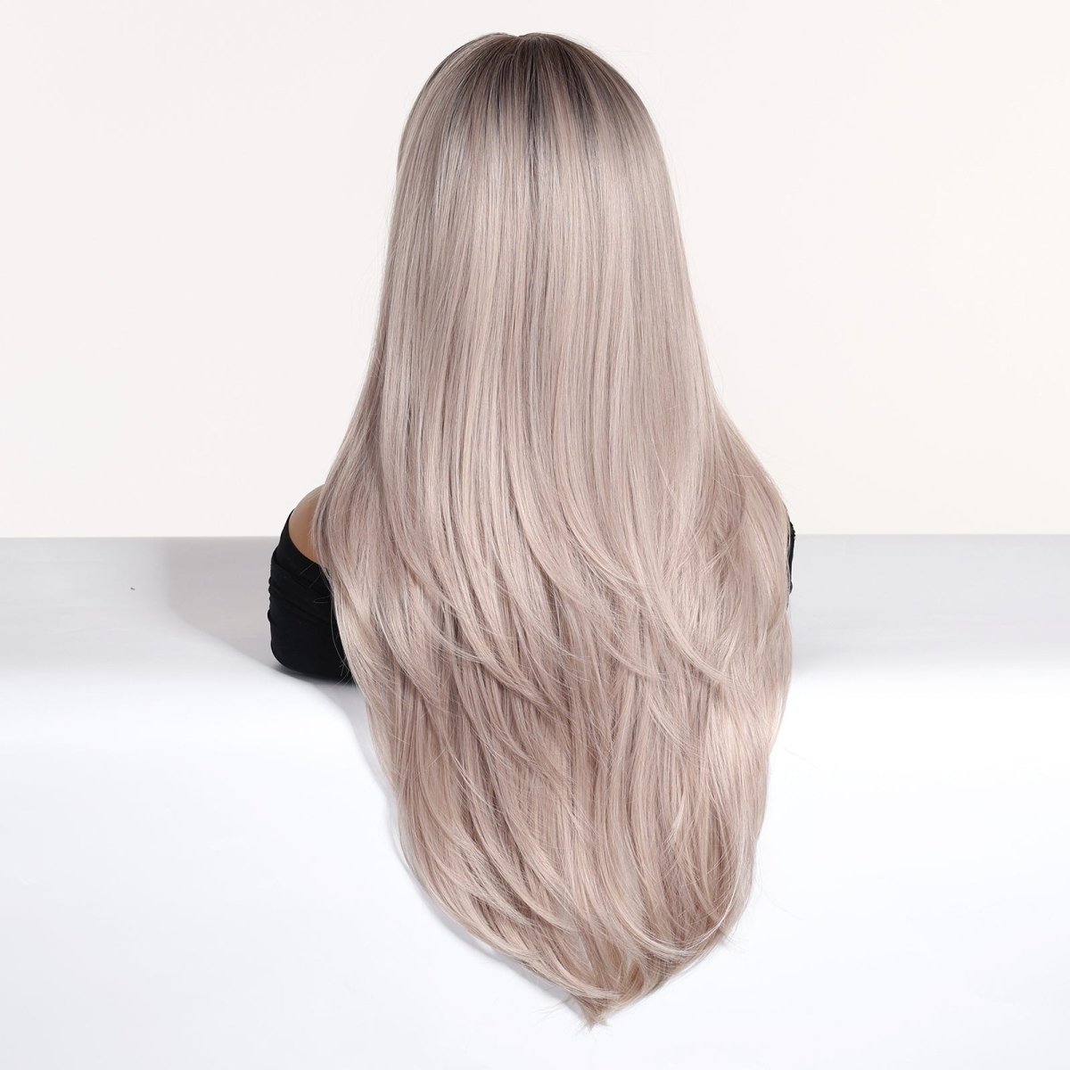 Layered Silver Blonde Wig - MARKETPLACE - Milk &amp; Honey Wigs