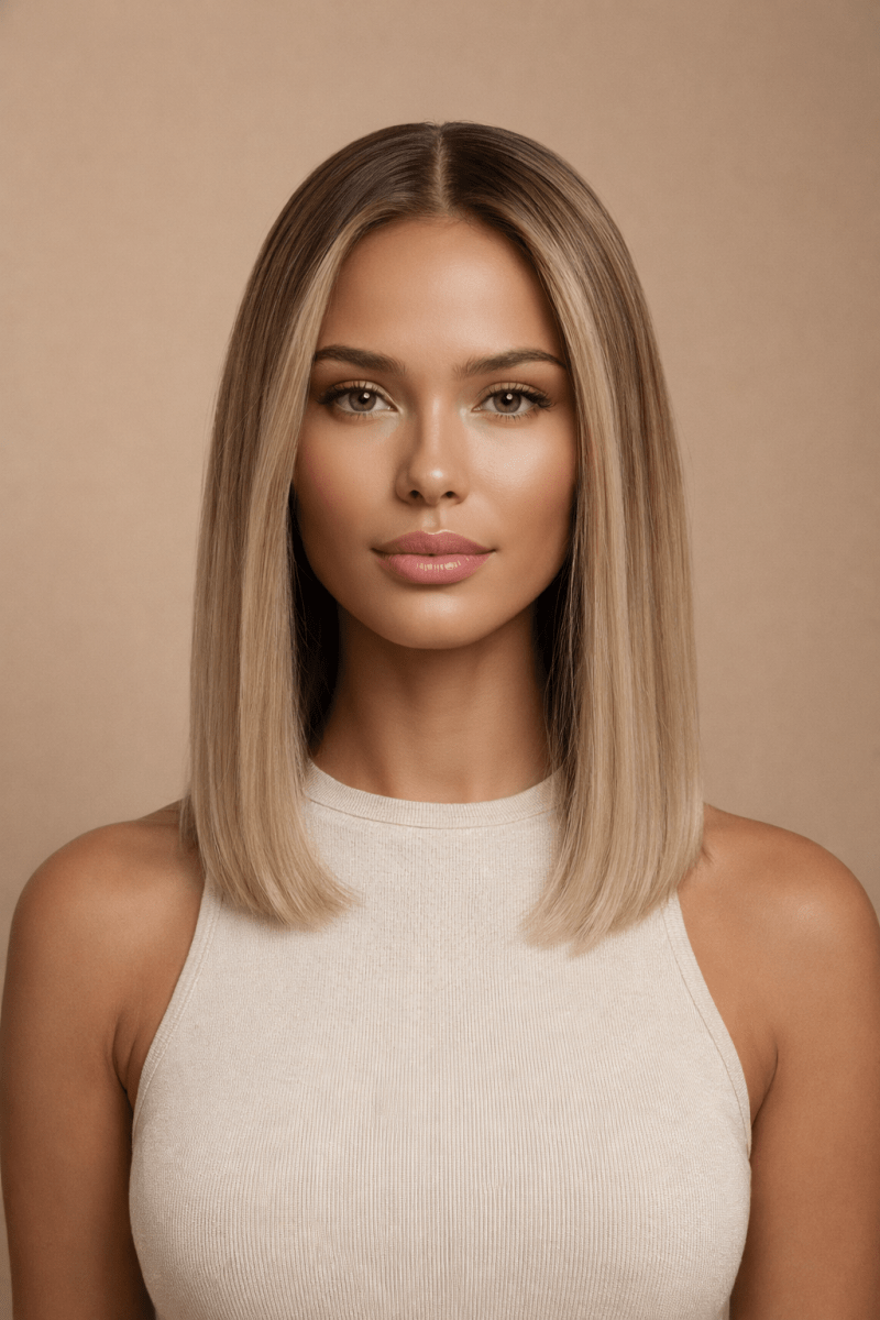 LILLIAN - Blonde - Human Hair Wig - Milk &amp; Honey Wigs