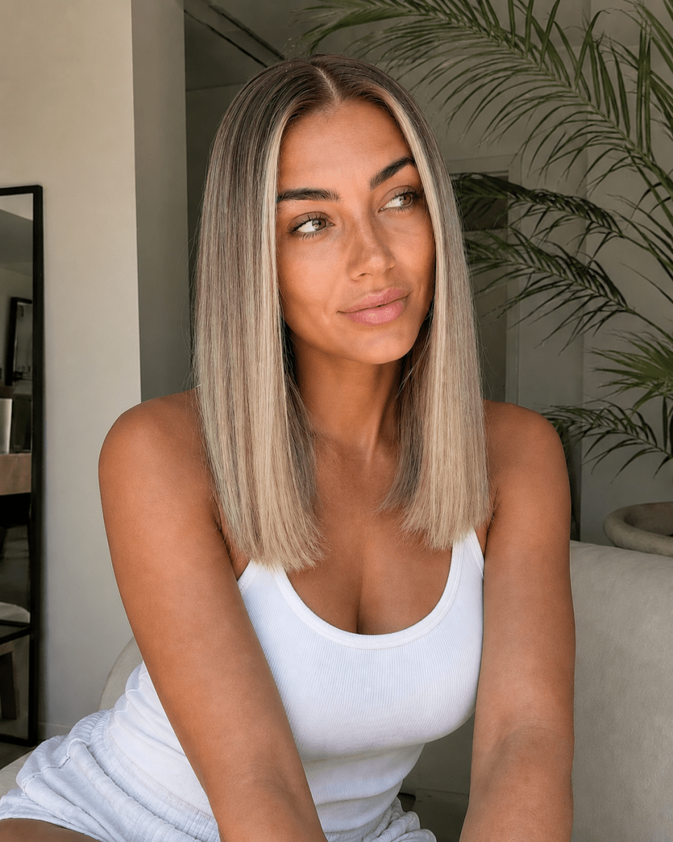 LILLIAN - Blonde - Human Hair Wig - Milk &amp; Honey Wigs