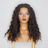 LILY 20" Dark Brown Lace Front Wig - Milk & Honey Wigs