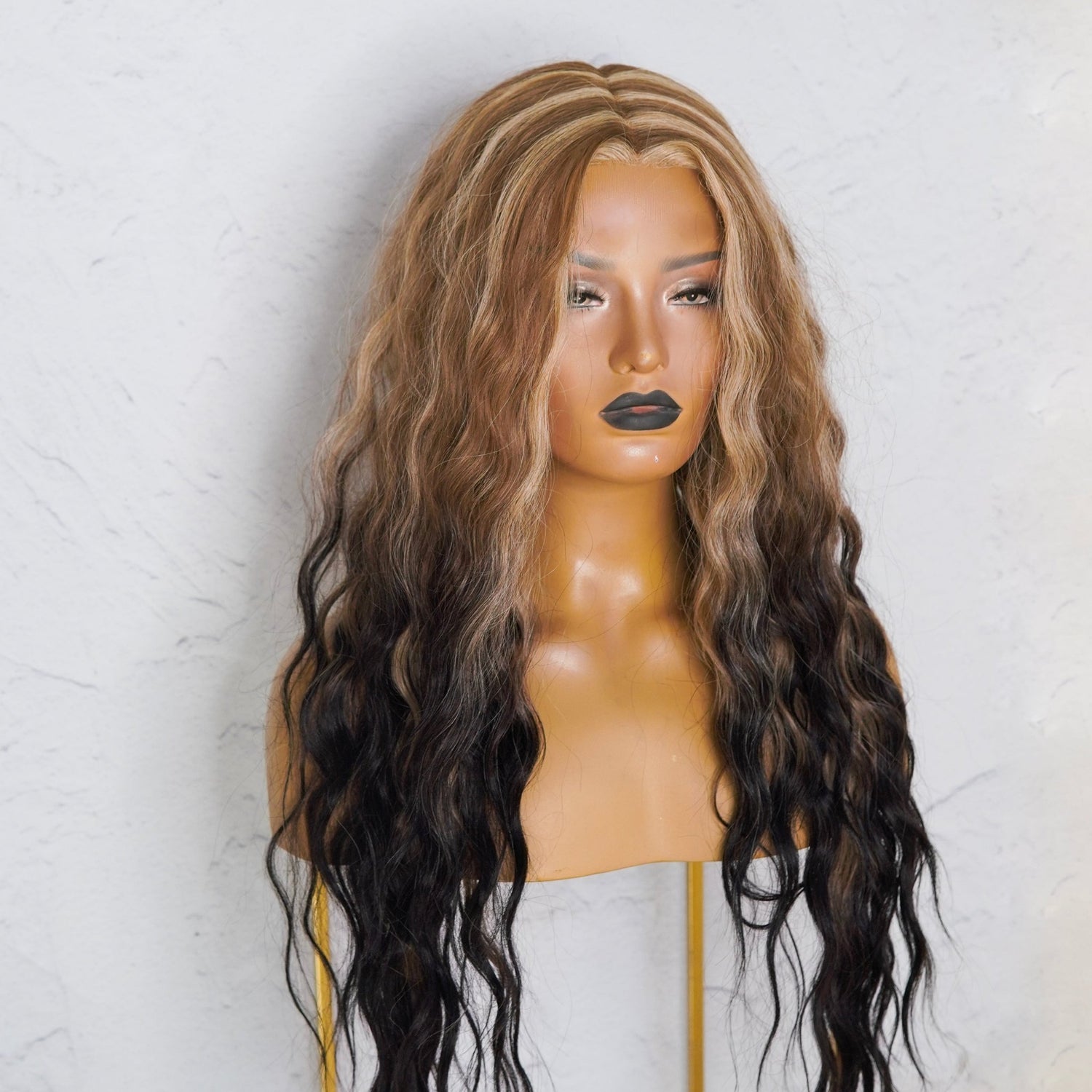 LILY 30&quot; Inked Lace Front Wig - Milk &amp; Honey Wigs
