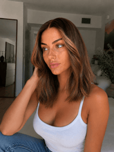 LISA - Brown Ombre - Human Hair Wig - Milk & Honey Wigs