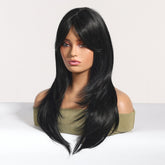 Long Layered Black Wig - MARKETPLACE - Milk & Honey Wigs