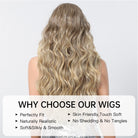 Long Natural Brown Synthetic Curly Wig - MARKETPLACE - Milk & Honey Wigs