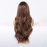 Long Wavy Chestnut Brown Wig - MARKETPLACE - Milk & Honey Wigs