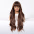 Long Wavy Chestnut Brown Wig - MARKETPLACE - Milk & Honey Wigs