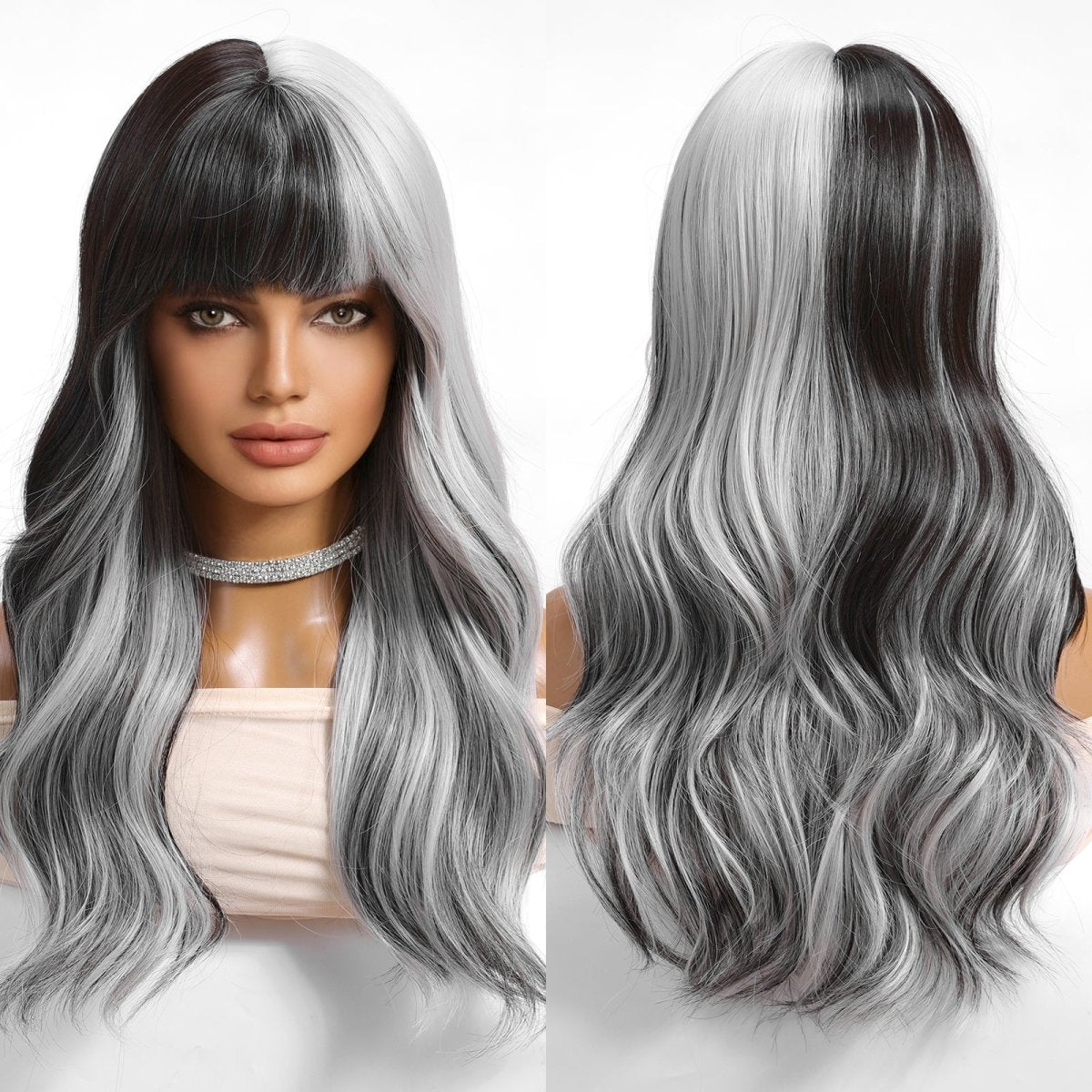 Long Wavy Ombre Wig - MARKETPLACE - Milk &amp; Honey Wigs
