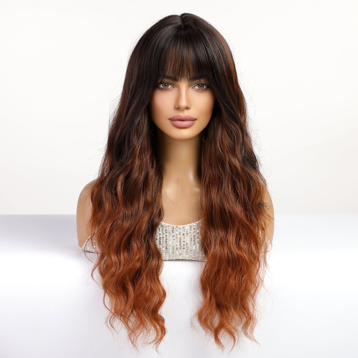 Long Wavy Ombre Wig - MARKETPLACE - Milk &amp; Honey Wigs