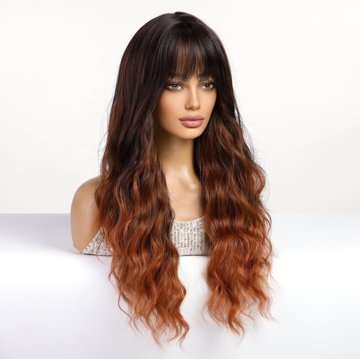Long Wavy Ombre Wig - MARKETPLACE - Milk &amp; Honey Wigs