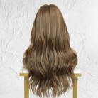 LOUISE Chocolate Brown Human Hair Lace Front Wig - Milk & Honey Wigs