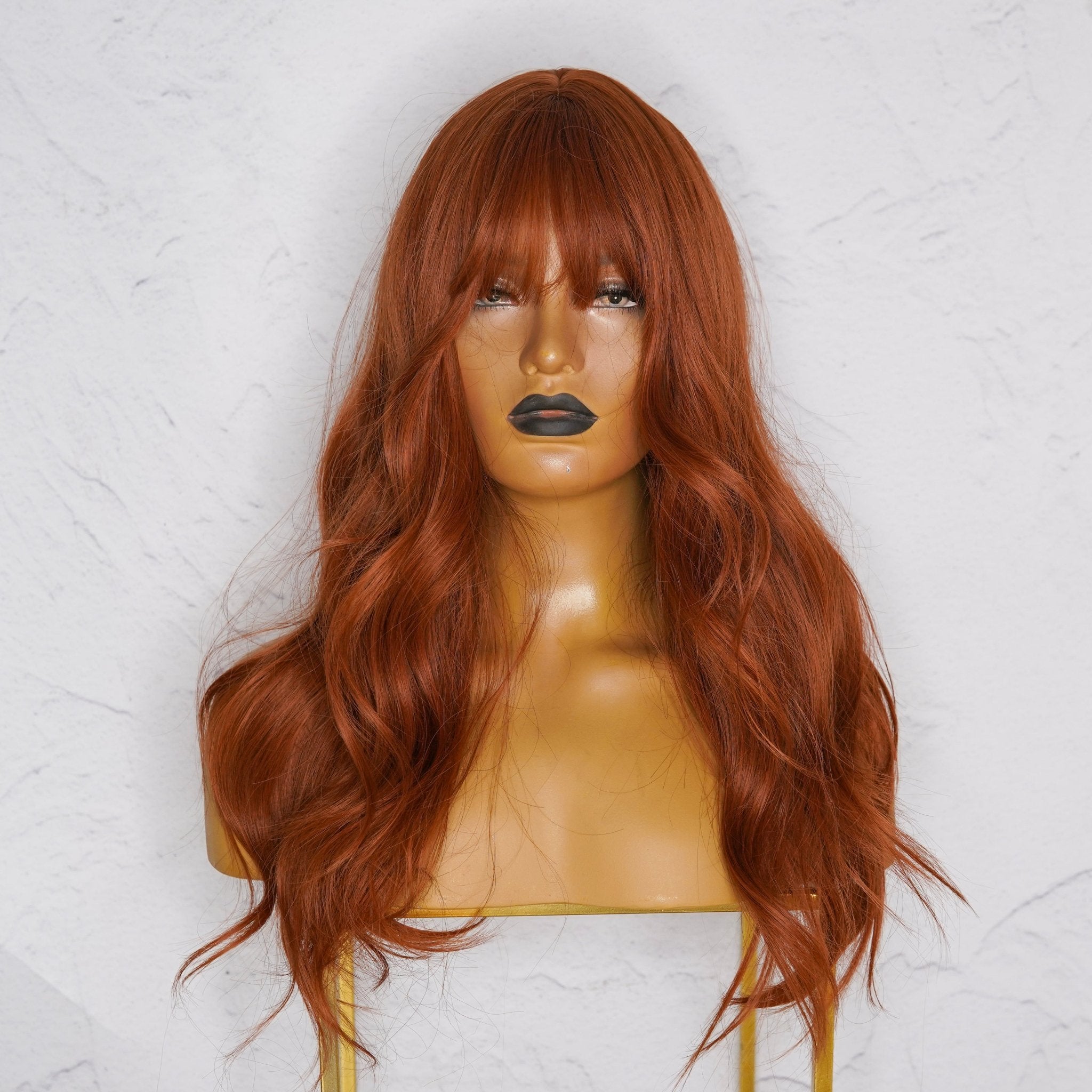 LUCA Auburn Fringe Wig - Milk &amp; Honey Wigs