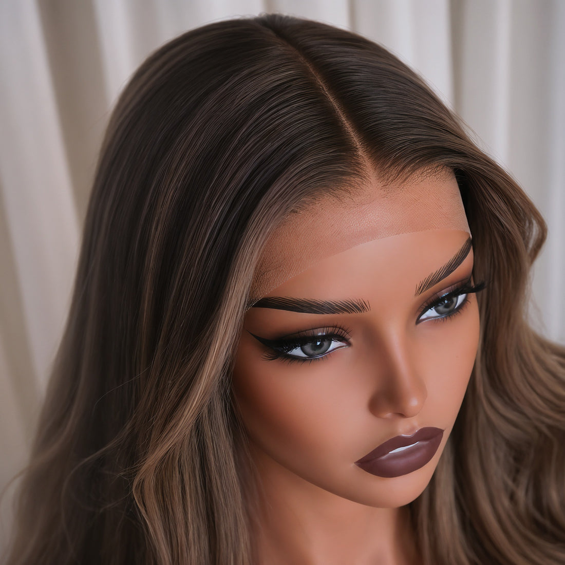 JADE 22 INCH - Ombre Bronde - Human Hair Wig