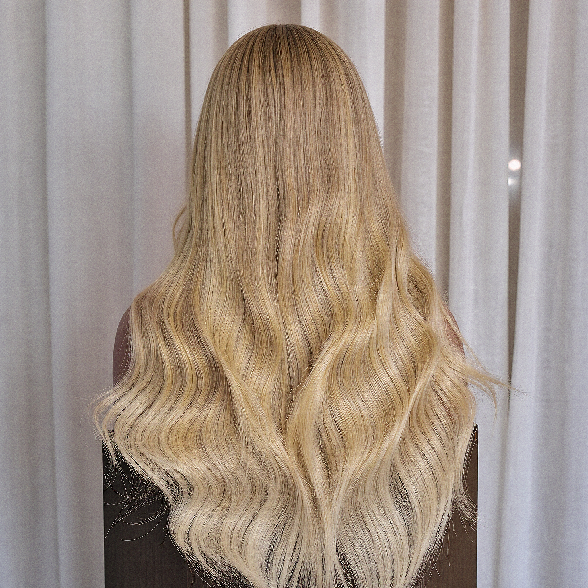 BRITNEY 18 INCH - Mixed Blonde Ombre - Human Hair Wig