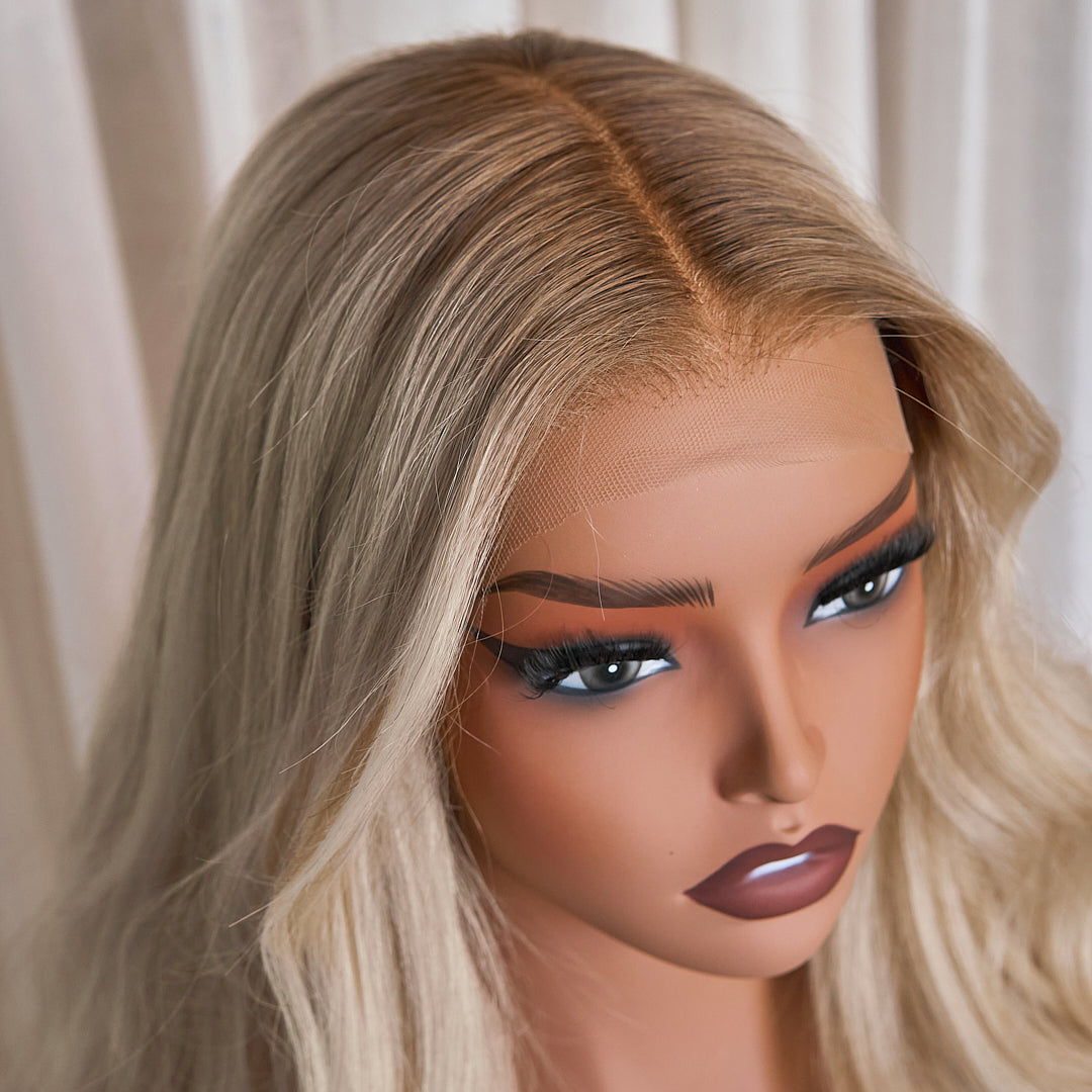 LUCIA 18 INCH - Lived In Blonde - Human Hair Wig